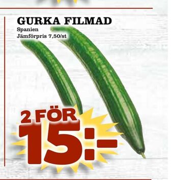 Matvärlden Tensta Gurka filmad erbjuda