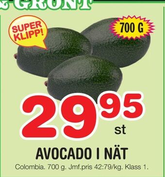 Nya Pulsen Avocado i nät erbjuda