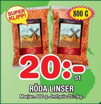 Nya Pulsen Röda linser erbjuda