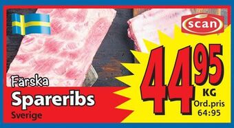 Supergrossen Spareribs erbjuda