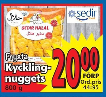 Supergrossen Kycklingnuggets erbjuda