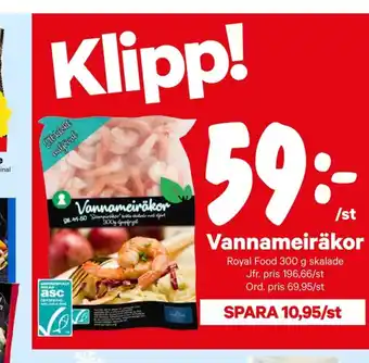 City Gross Royal foods vannameiräkor erbjuda