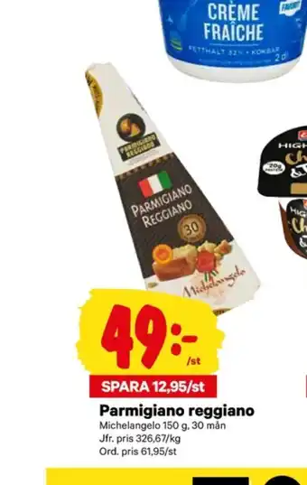 City Gross Michelangelo parmigiano reggiano erbjuda