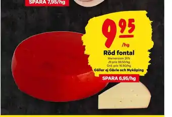 City Gross Röd fontal cheddar erbjuda
