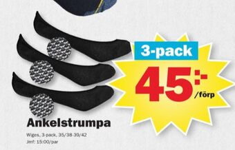 Pekås Wiges strumpor erbjuda