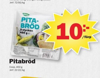 Pekås Coop pitabröd erbjuda