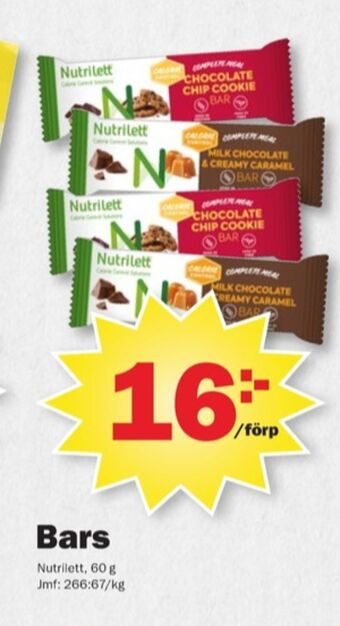 Pekås Nutrilett bar erbjuda