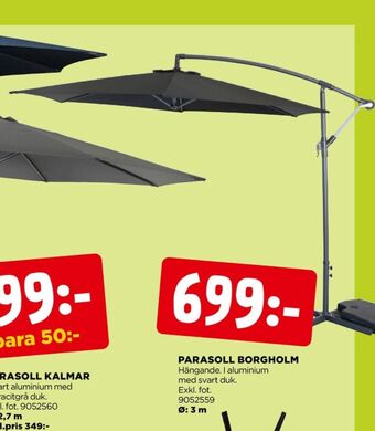 Jem&Fix Sunlife parasoll erbjuda