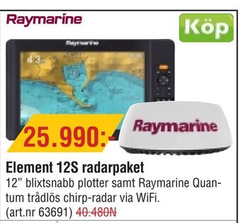 Erlandsons Brygga Element 12S radarpaket erbjuda