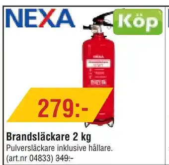 Erlandsons Brygga Brandsläckare 2 kg erbjuda