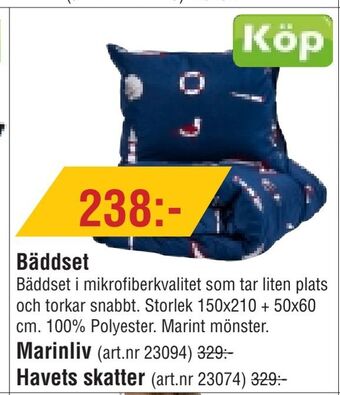 Erlandsons Brygga Bäddset erbjuda