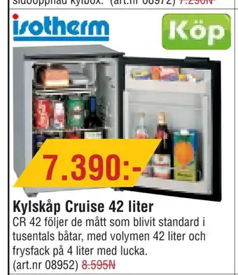 Erlandsons Brygga Kylskåp Cruise 42 liter erbjuda