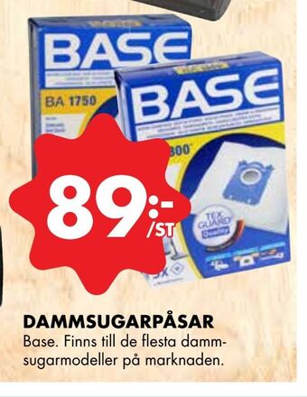 ÖoB Dammsugarpåsar erbjuda