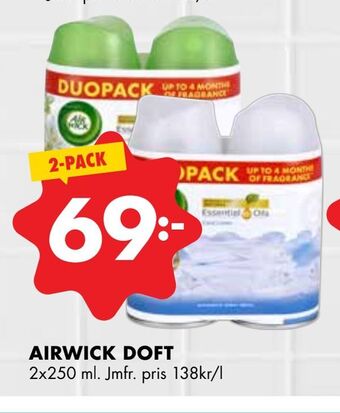 ÖoB Airwick doft erbjuda