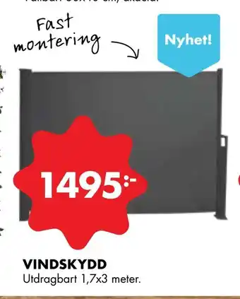 ÖoB Vindskydd erbjuda