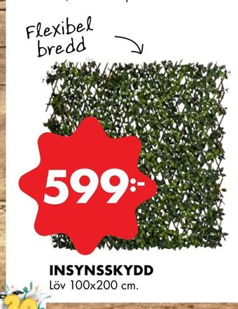 ÖoB Insynsskydd erbjuda