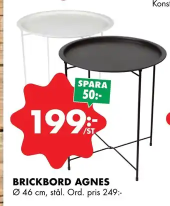 ÖoB Brickbord agnes erbjuda