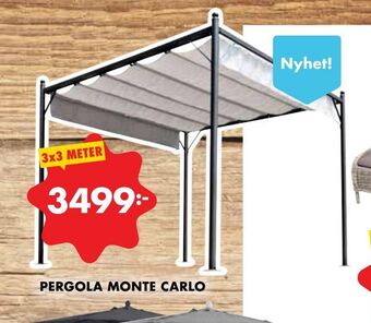 ÖoB Pergola monte carlo erbjuda