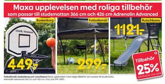 Rusta Adrenalin studsmatta tillbehör erbjuda