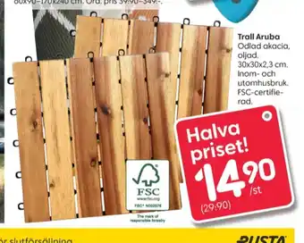 Rusta Head&shoulders trätrall erbjuda