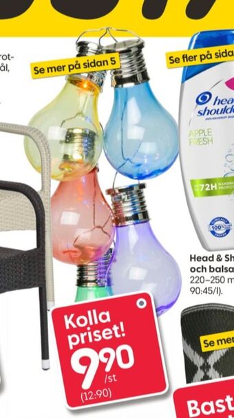 Rusta Adrenalin solcellslampor erbjuda