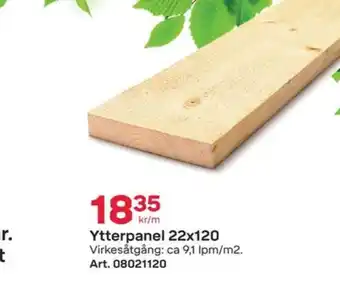 Byggmax Ytterpanel erbjuda