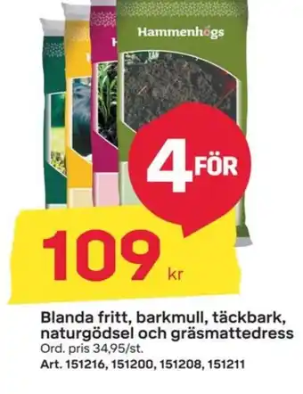 Byggmax Hammenhögs Täckbark erbjuda