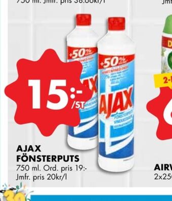 ÖoB Ajax fönsterputs erbjuda