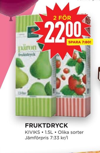 Willys Hemma Fruktdryck erbjuda