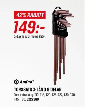 Ampro insexnycklar
