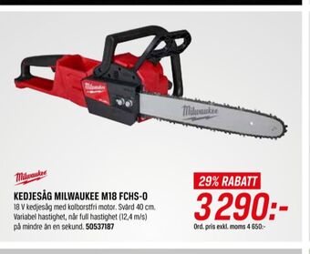 Milwaukee kedjesåg