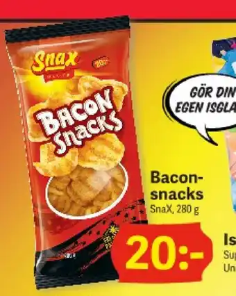DollarStore Baconsnacks 280g erbjuda