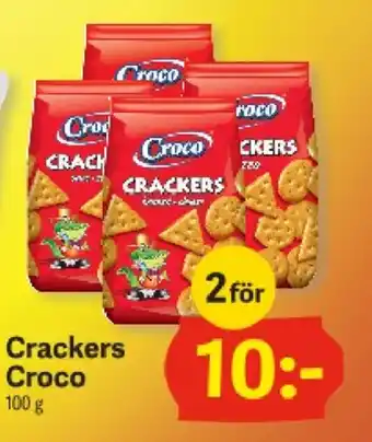 Crackers Croco 2x100g