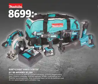 Verktygspaket Makita DLX6038T