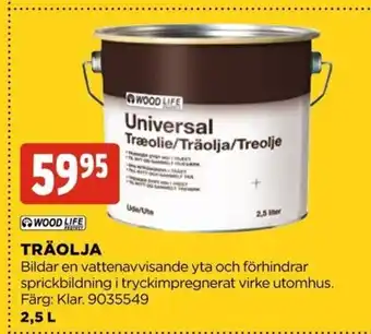 Jem&Fix Träolja 2,5l erbjuda