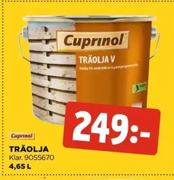 Jem&Fix Träolja 4,65l erbjuda