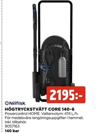 Jem&Fix Högtryckstvätt Core 140-6 erbjuda
