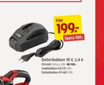 Jula Meec tools batteriladdare erbjuda