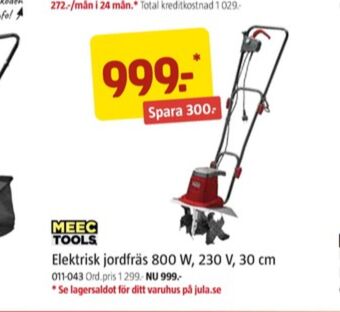 Jula Meec tools jordfräs erbjuda