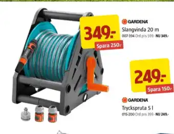 Gardena slangupprullare