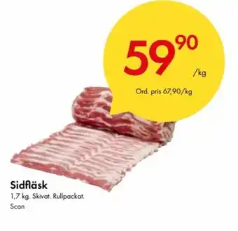 Snabbgross Scan Sidfläsk 1,7 kg erbjuda