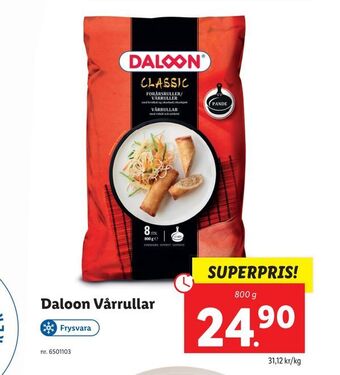 Lidl Daloon Vårrullar erbjuda