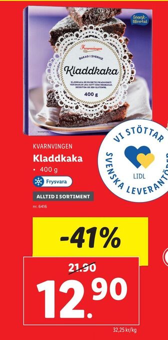 Lidl Kladdkaka erbjuda