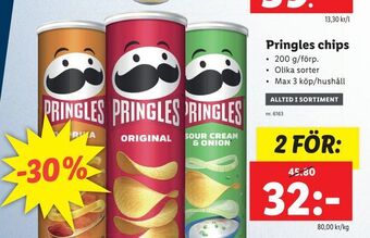 Lidl Pringles erbjuda