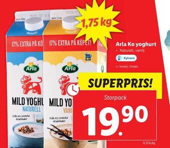 Lidl Arla Ko yoghurt erbjuda