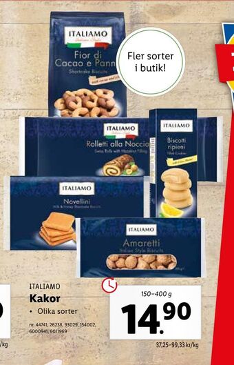 Lidl Kakor erbjuda