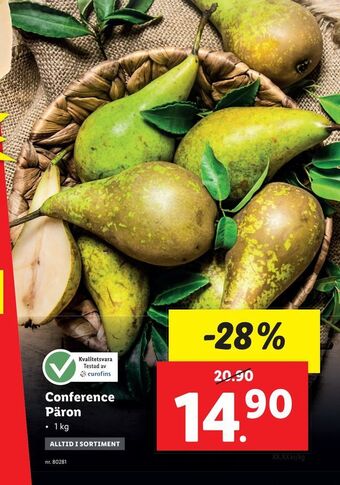 Lidl Conference Päron erbjuda