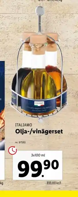 Lidl Olja-/vinägerset erbjuda