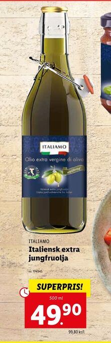 Lidl Italiensk extra jungfruolja erbjuda
