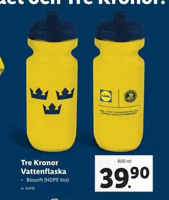 Lidl Tre Kronor Vattenflaska erbjuda